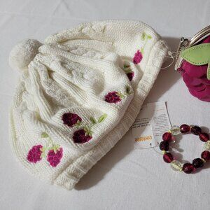 Gymboree Berry Patch size 8 & Up Used hat, NWOT purse & NWT bracelet set.